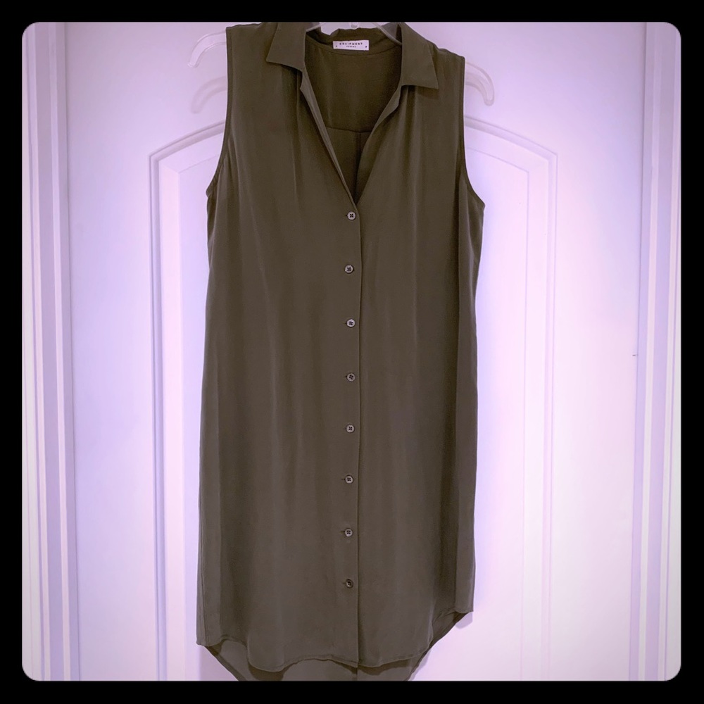 Equipment Silk Shirt Dress